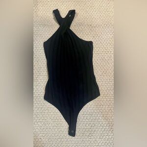 Abercrombie & Fitch knitted twist neck bodysuit